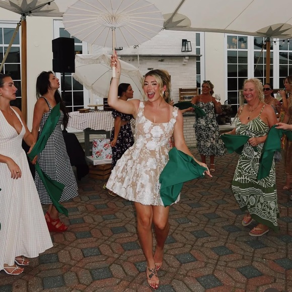 Bronx and Banco Dresses & Skirts - Bronx and Banco White Floral Lace Mini Dress